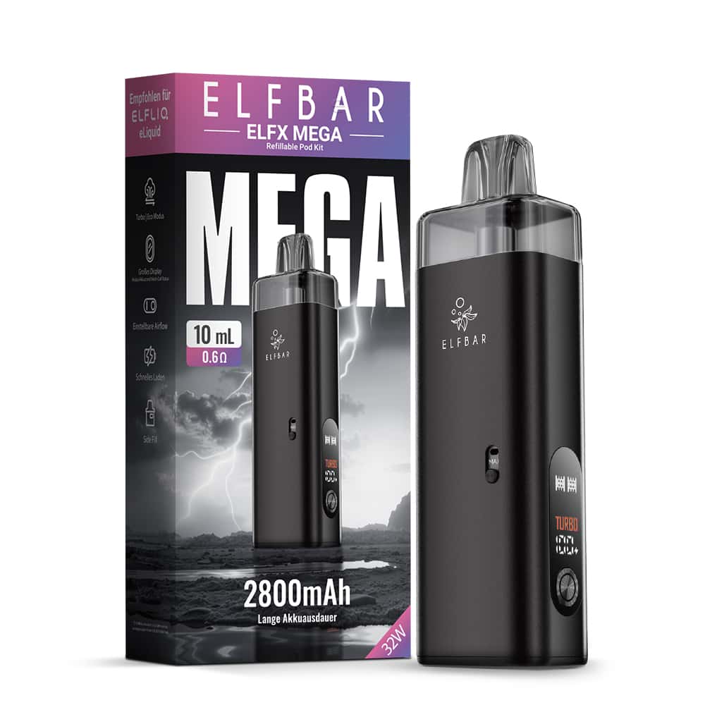 ELFBAR ELFX Mega Kit – Black — Bild 2