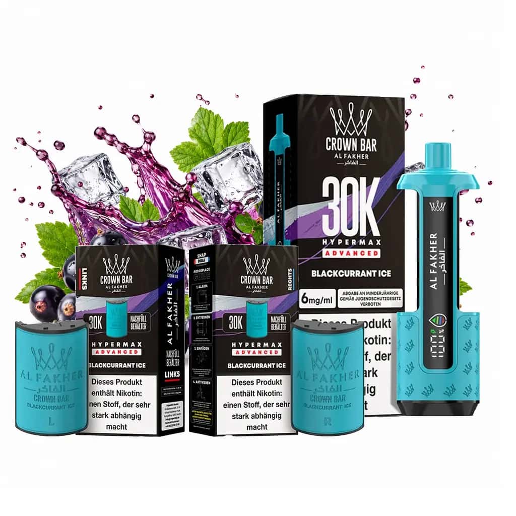 ALFAKHER 30K HYPERMAX – BLACKCURRANT ICE