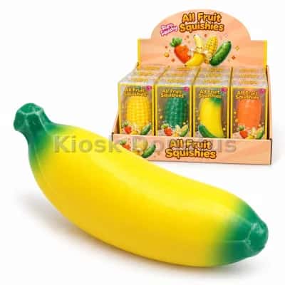 All Fruit Crispy Squishy Banane Gelb/Grün, 1 Stück — Bild 3