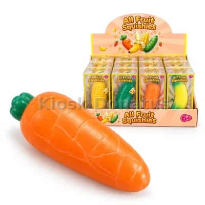 All Fruit Crispy Squishy Karotte Orange, 1 Stück — Bild 3