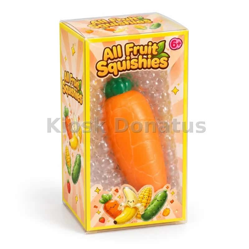 All Fruit Crispy Squishy Karotte Orange, 1 Stück