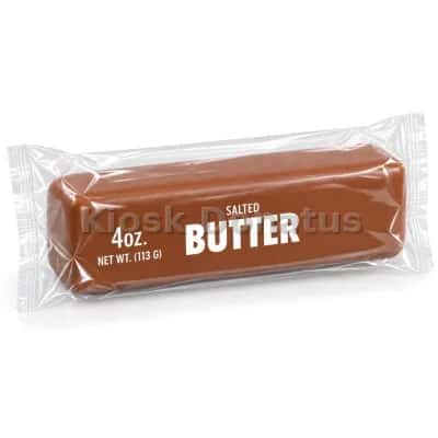 Butter Squishy Braun mit Aufdruck, 1 Stück — Bild 2
