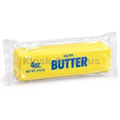 Butter Squishy Gelb mit Aufdruck, 1 Stück — Bild 2