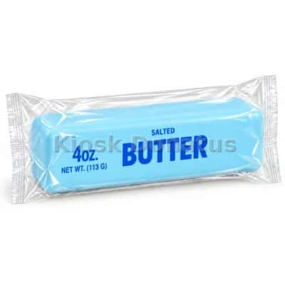 Butter Squishy Hellblau mit Aufdruck, 1 Stück — Bild 2