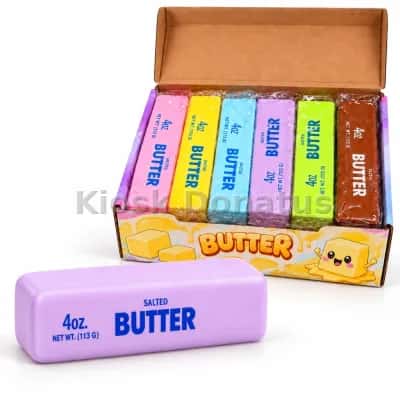 Butter Squishy Lavendel mit Aufdruck, 1 Stück — Bild 3