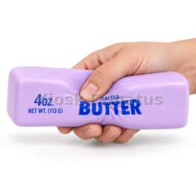 Butter Squishy Lavendel mit Aufdruck, 1 Stück — Bild 4