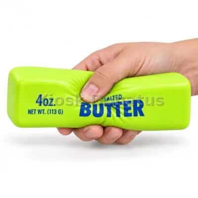 Butter Squishy Limettengrün mit Aufdruck, 1 Stück — Bild 4