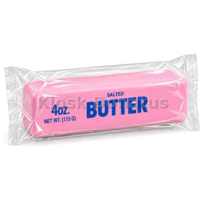 Butter Squishy Rosa mit Aufdruck, 1 Stück — Bild 2