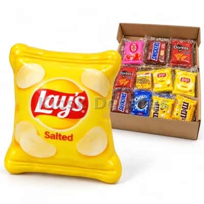 Candy Squishy Chips-Tüte Salted Gelb, 1 Stück — Bild 3
