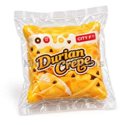 Candy Squishy Durian Crepe Orange/Gelb, 1 Stück — Bild 2