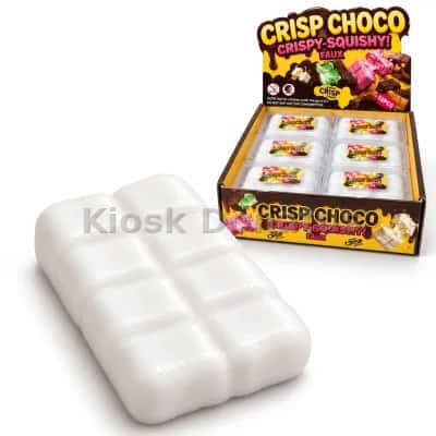 Crisp Choco Squishy Weiß in Riegelform, 1 Stück — Bild 3