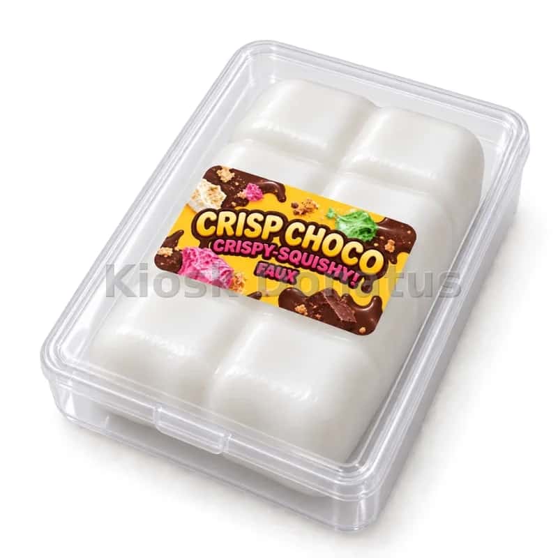 Crisp Choco Squishy Weiß in Riegelform, 1 Stück