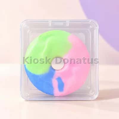 Crispy Balls Donut Squishy Blau-Grün-Rosa — Bild 2