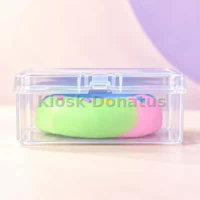 Crispy Balls Donut Squishy Blau-Grün-Rosa — Bild 3