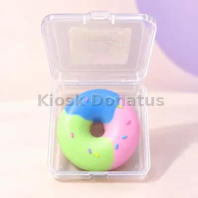 Crispy Balls Donut Squishy Blau-Grün-Rosa — Bild 4