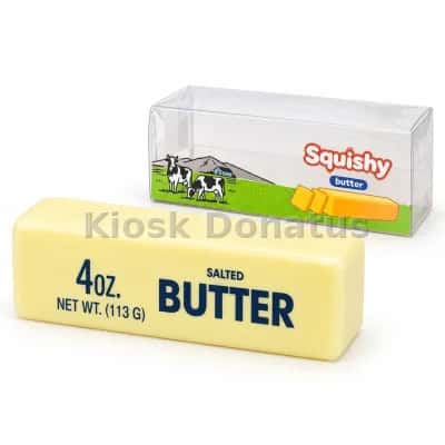 Crispy Butter Squishy Gelb mit Wachsschale, 1 Stück — Bild 3