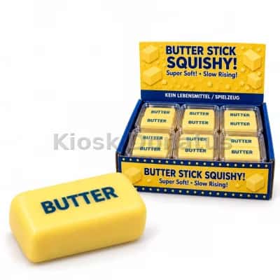 Crispy Mini-Butter Squishy Gelb, 2er-Originalbox — Bild 3