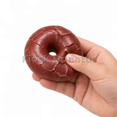 Crispy Squishy Donut Braun, 1 Stück — Bild 4