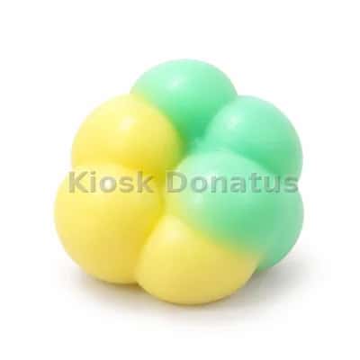 Crispy Squishy Kugelball Mint-Gelb, 1 Stück — Bild 2