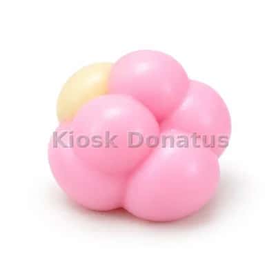 Crispy Squishy Kugelball Rosa-Creme, 1 Stück — Bild 2