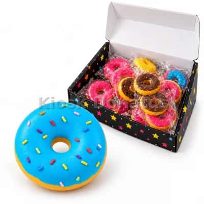 Donut Squishy Blau mit bunten Streuseln — Bild 3