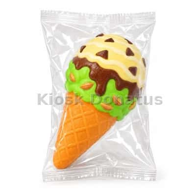Eishörnchen Squishy Grün/Creme, 1 Stück — Bild 2