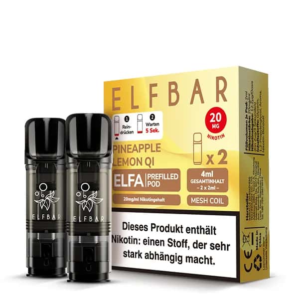 Elfbar Elfa 2x 600 Züge Pineapple Lemon