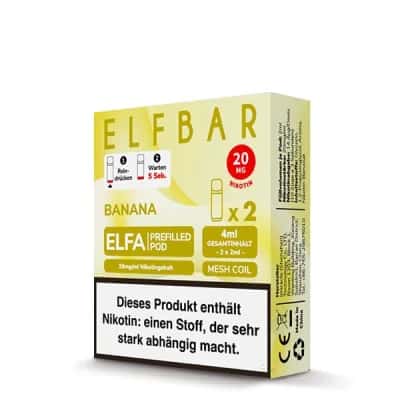 Elfbar Elfa Banane Pods 2x 600 Züge — Bild 3