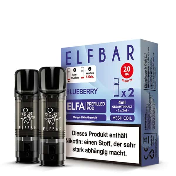 Elfbar Elfa Blueberry 2x Pods 600 Züge