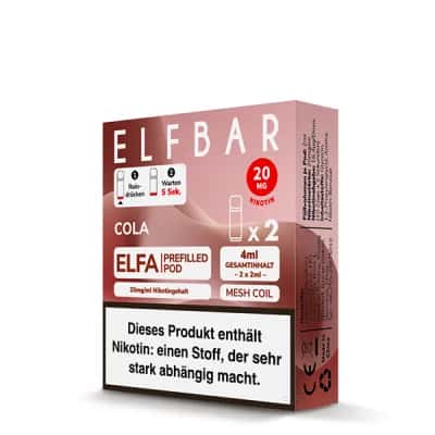 Elfbar Elfa Cola Pods 2x 600 Züge — Bild 2