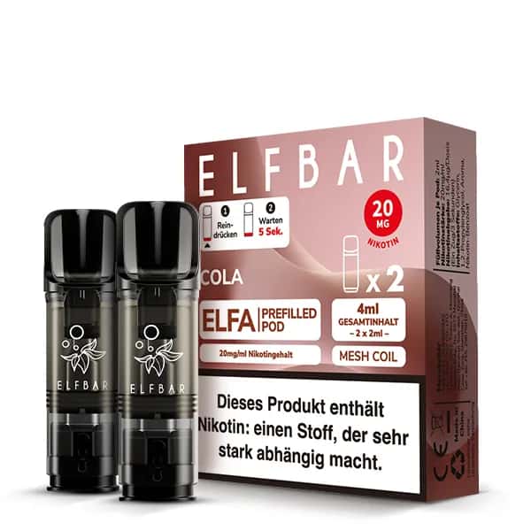 Elfbar Elfa Cola Pods 2x 600 Züge