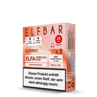 Elfbar Elfa Energy 2x Pods 600 Züge — Bild 2