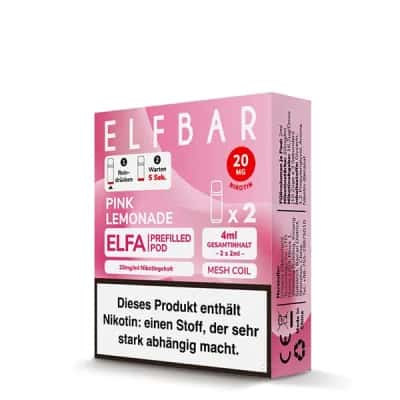 Elfbar Elfa Pink Lemonade 2x Pods 600 Züge — Bild 3