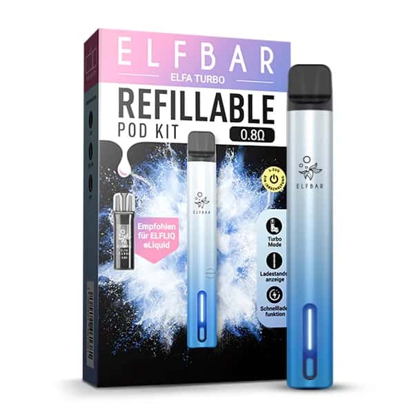 Elfbar Elfa Turbo Aurora Cyan