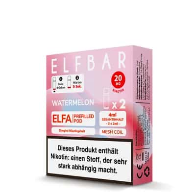 Elfbar Elfa Watermelon 2x Pods 600 Züge — Bild 4