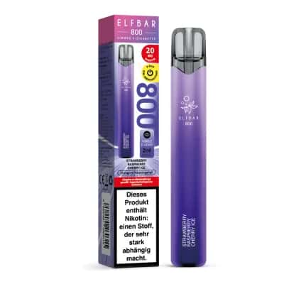 Elfbar 800 Strawberry Raspberry Cherry Ice — Bild 2