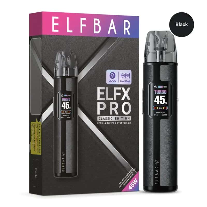 ELFBAR ELFX Pro Kit – Black