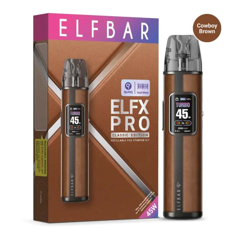 ELFBAR ELFX Pro Kit – Cowboy Brown