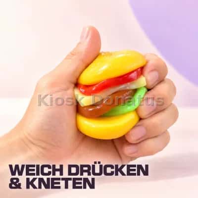 Food Squishy Burger Bunt mit abziehbaren Schichten — Bild 5