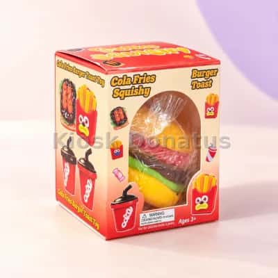 Food Squishy Burger Bunt mit abziehbaren Schichten — Bild 3