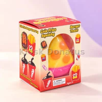 Food Squishy Pizza Gelb-Rosa — Bild 4