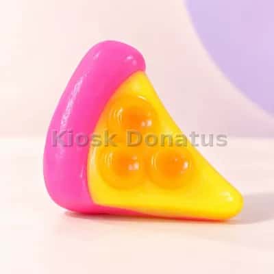 Food Squishy Pizza Gelb-Rosa — Bild 5
