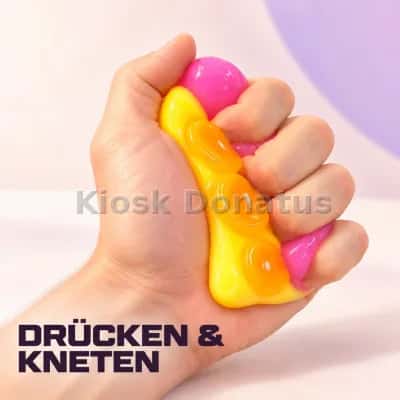 Food Squishy Pizza Gelb-Rosa — Bild 6