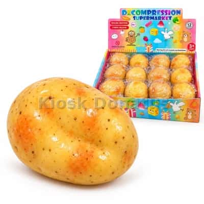 Pellkartoffel-Squishy Goldgelb gesprenkelt, 1 Stück — Bild 3