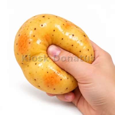 Pellkartoffel-Squishy Goldgelb gesprenkelt, 1 Stück — Bild 4