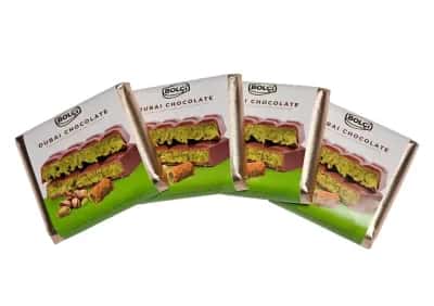 Bolci Dubai Schokolade - Pistaziencreme und Kadayif – 30g — Bild 3
