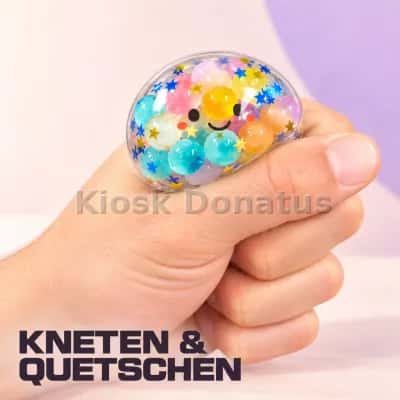 Rainbow Mystery Bun Blau-Gold, Squishy, 1 Stück — Bild 4