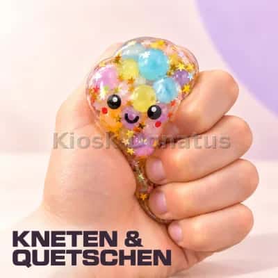 Rainbow Mystery Bun Gold-Rot, Squishy, 1 Stück — Bild 4