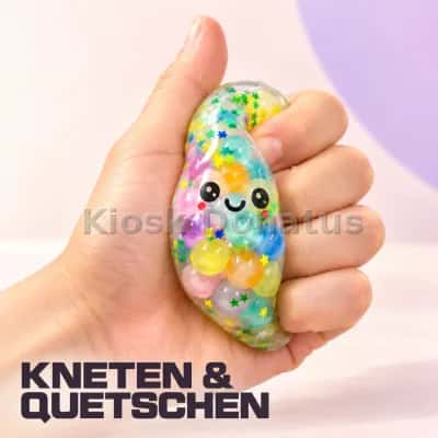 Rainbow Mystery Bun Grün-Gelb, Squishy, 1 Stück — Bild 3