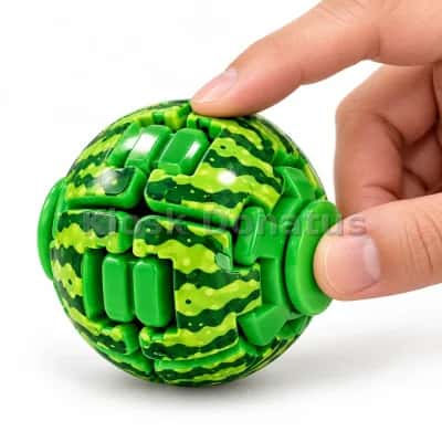 Fidget-Spinner-Ball Wassermelone Grün, 1 Stück — Bild 4